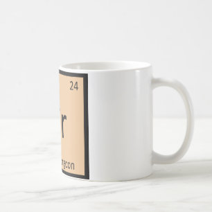 Caneca De Café Cr - Aperitivo de Crab Rangoon Símbolo da Química