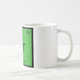 Caneca De Café Cr - Tabela Periódica da Química dos Esportes de C
