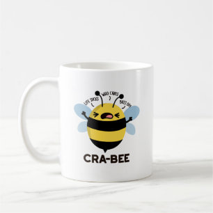 Caneca De Café Cra-Bee Funny Crabby Bee Pun