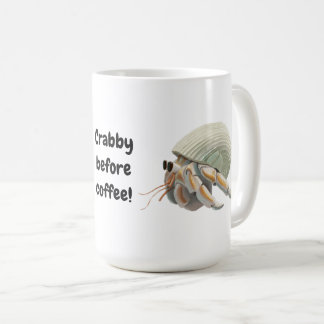 Caneca De Café Crabby antes do café