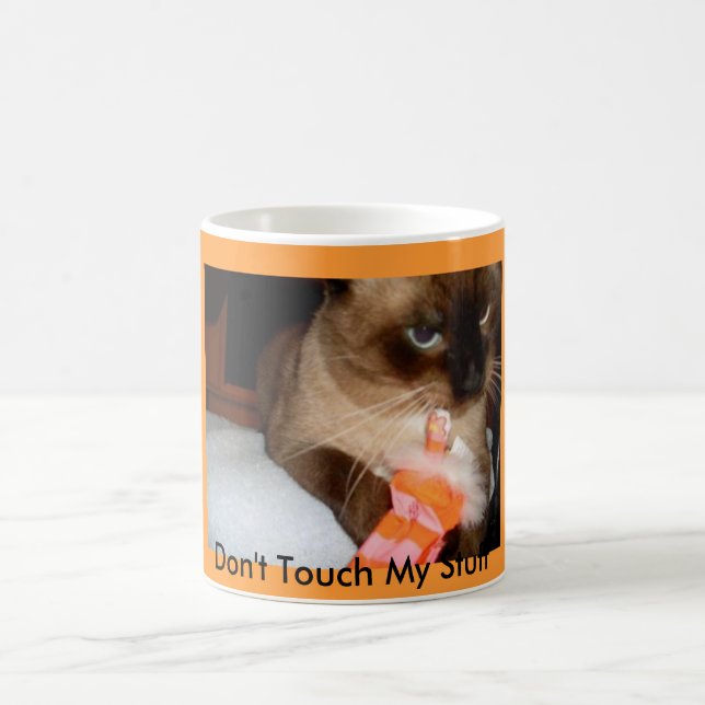 Caneca De Café Crabby Siamese Cat Coffee Mug (Centro)