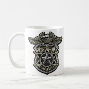 Caneca De Café Crachá da Polícia