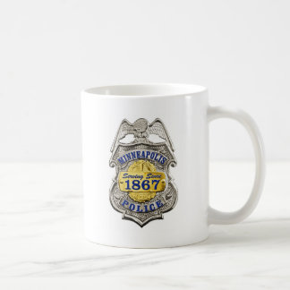 Caneca De Café Crachá da polícia de Minneapolis Minnesota