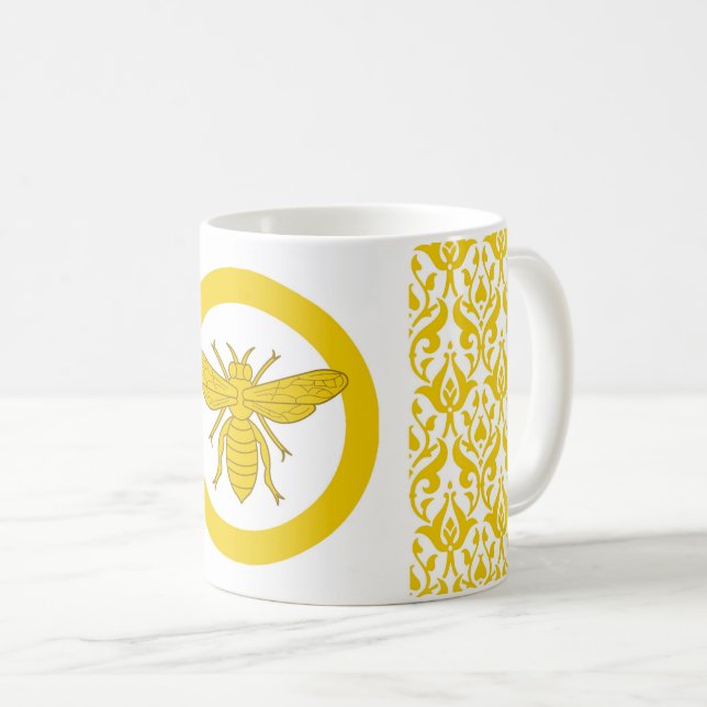 Caneca De Café Crachá de Marion Glen Populace (Frente Esquerda)