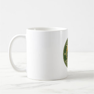 Caneca De Café Crachá de Vintage Bluebird Oriental