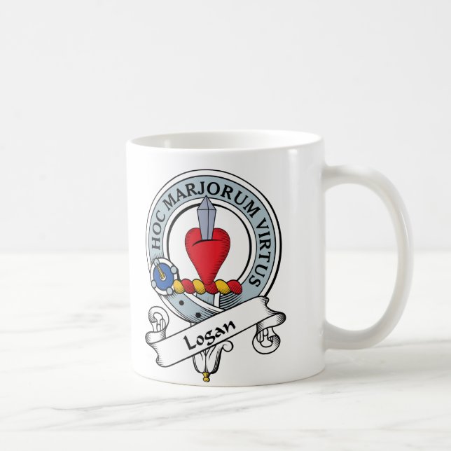 Caneca De Café Crachá do clã de Logan (Direita)