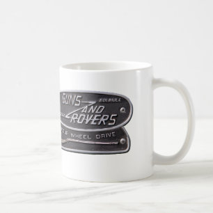 Caneca De Café Crachá do fórum das armas e dos vagabundos