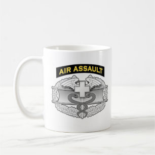 Caneca De Café Crachá do médico do combate - assalto de ar -