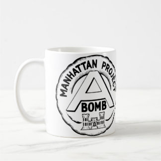 Caneca De Café Crachá do Projeto Manhattan