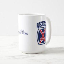 Caneca De Café crachá "Mountaineer" da Divisão de Montanha
