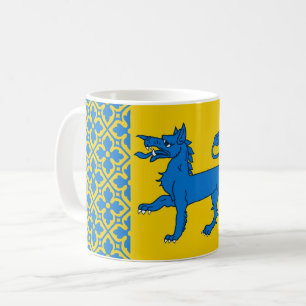 Caneca De Café Crachá popular do Reino Unido Café Mug