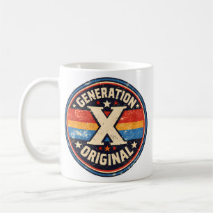 Caneca De Café Crachá Retro Original da Geração X
