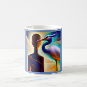 Caneca De Café Crane de Animal da Spirit 3