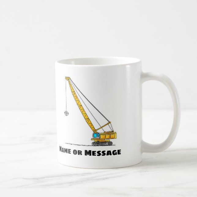 Caneca De Café Crane Mug, Construção De Lâmpadas, Transporte (Direita)