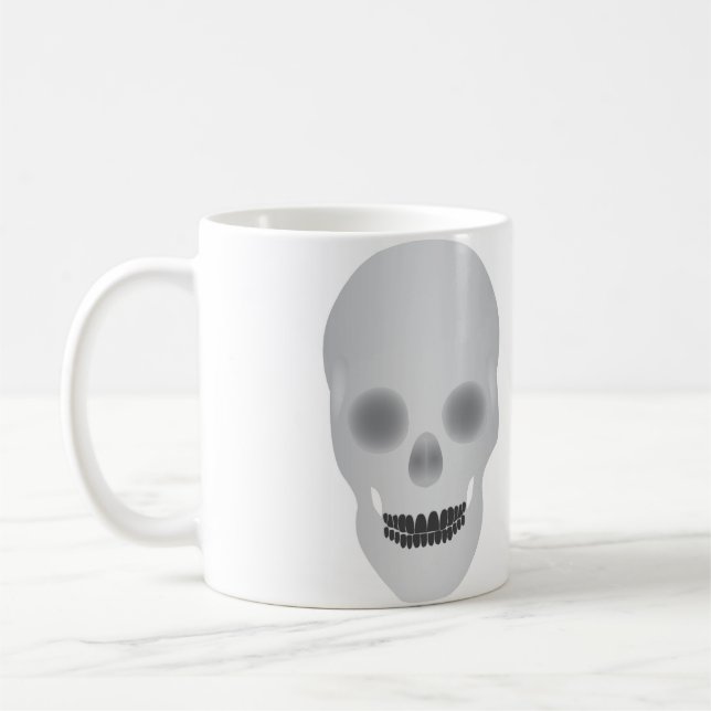 Caneca De Café Crânio (Esquerda)