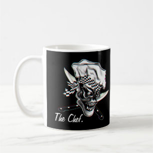 Caneca De Café Crânio 5 do cozinheiro chefe