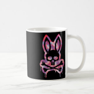 Caneca De Café Crânio Assustador E Crossbones D Rabbit Horror Bun