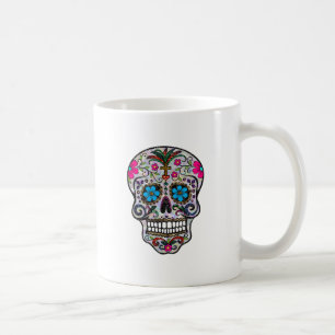 Caneca De Café crânio de açúcar brilhante