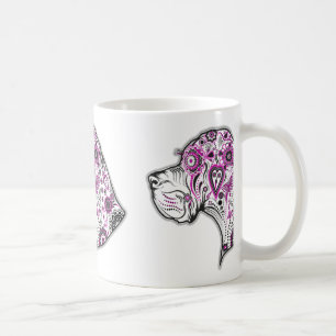Caneca De Café Crânio de Açúcar - Grande Dane