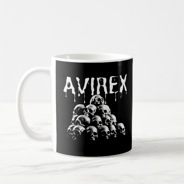 Caneca De Café Crânio de Avirex (Esquerda)