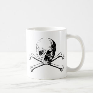Caneca De Café Crânio de Crossbones