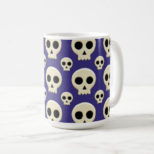 Caneca De Café Crânio de Gótico Kawaii, Cute Cute