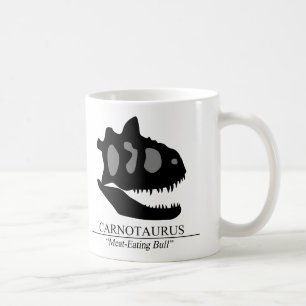 Caneca De Café Crânio do Carnotaurus