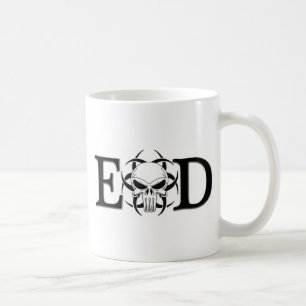 Caneca De Café Crânio do EOD