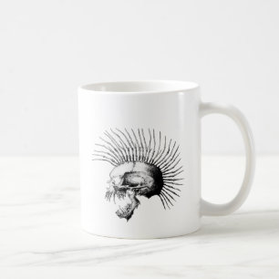 Caneca De Café Crânio do Mohawk