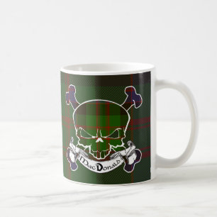 Caneca De Café Crânio do Tartan de MacDonald
