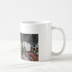 Caneca De Café Crânio dos grafites
