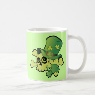 Caneca De Café Crânio e amrochas
