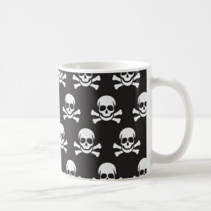 Caneca De Café Crânio e Crossbones