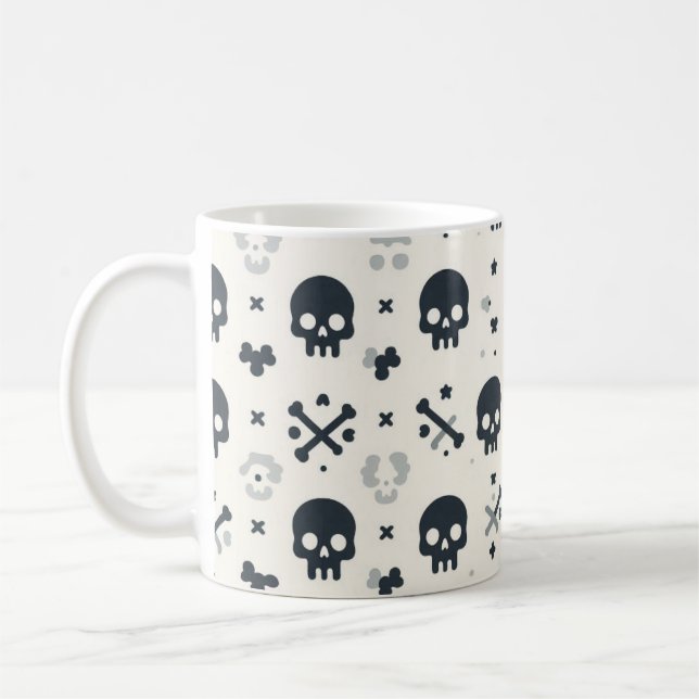 Caneca De Café Crânio e Crossbones Mug (Esquerda)