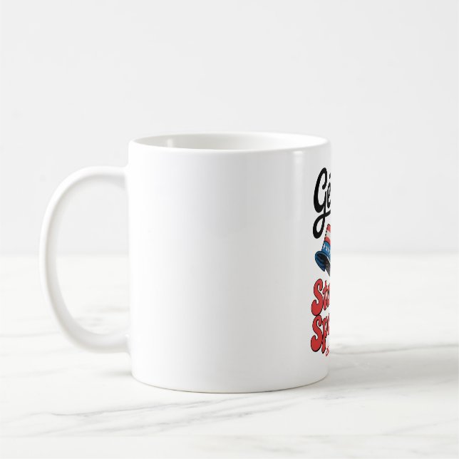 Caneca De Café Crânio Embrulhado por Estrelas (Esquerda)