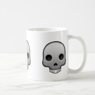 Caneca De Café Crânio Emoji