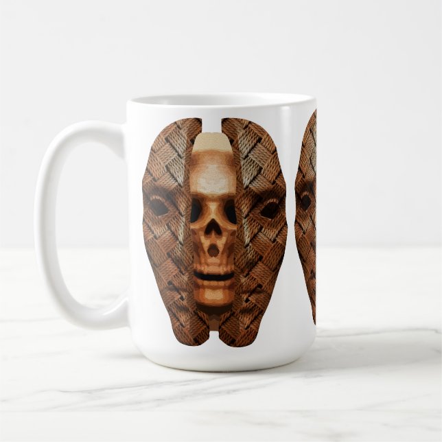 Caneca De Café Crânio Interior: Revelando Complexidade Interna (Esquerda)