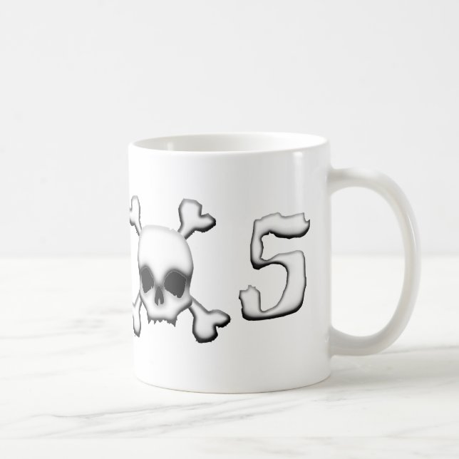 Caneca De Café Crânio MX5 (Direita)