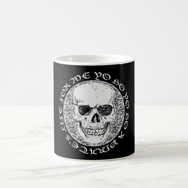 Caneca De Café crânio pirata (Centro)