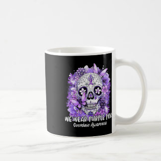 Caneca De Café Crânio Vestimos Roxo Para Sensibilização Para Sobr
