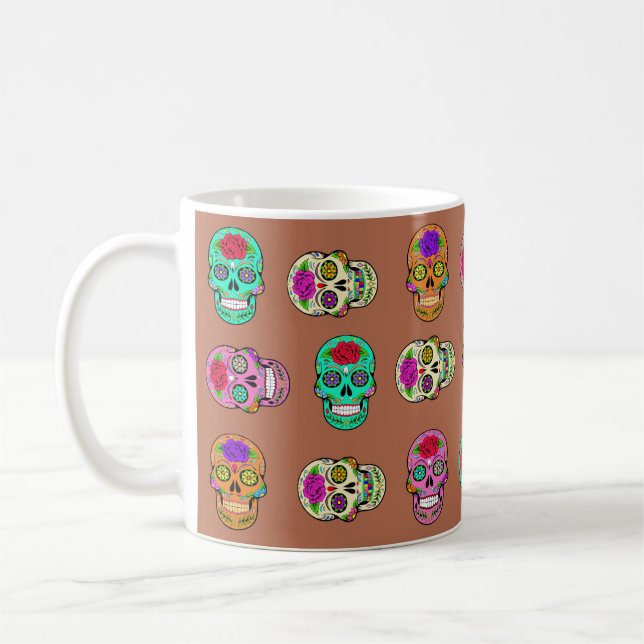 Caneca De Café Crânios de Açúcar  (Esquerda)