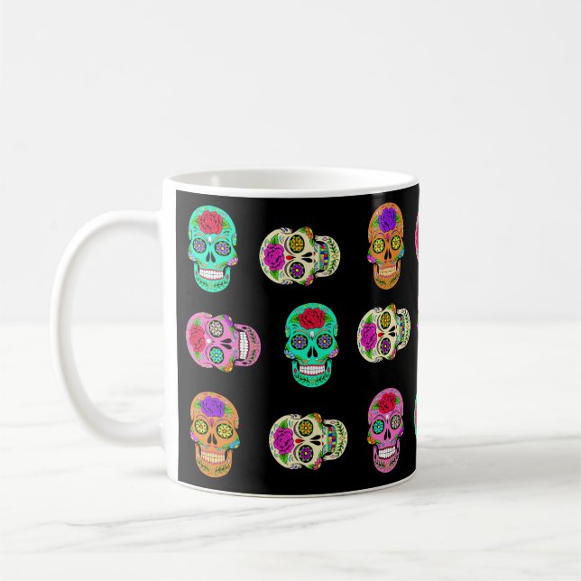 Caneca De Café Crânios de Açúcar  (Esquerda)