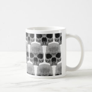 Caneca De Café crânios de gótico