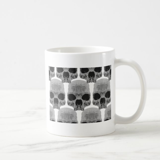 Caneca De Café crânios de gótico (Direita)