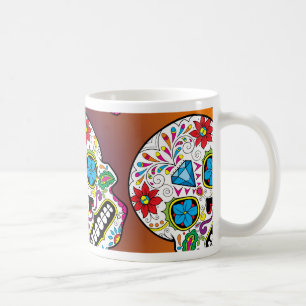 Caneca De Café Crânios do açúcar