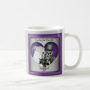 Caneca De Café Crânios do casamento