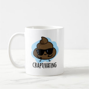 Caneca De Café Craptivando Legal Poop Pun Engraçado