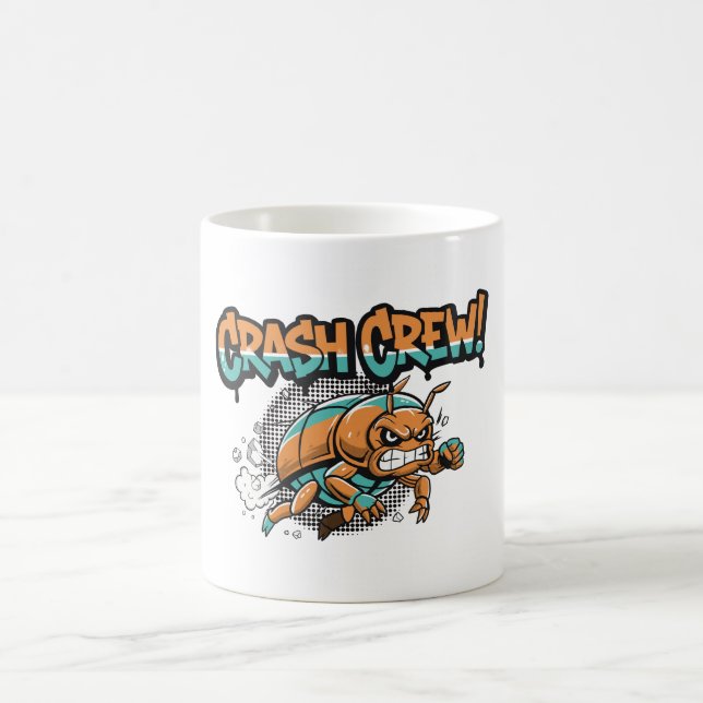 Caneca De Café Crash Crew (Centro)