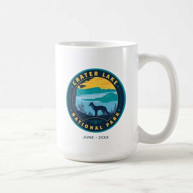 Caneca De Café Crater Lake National Park (Direita)