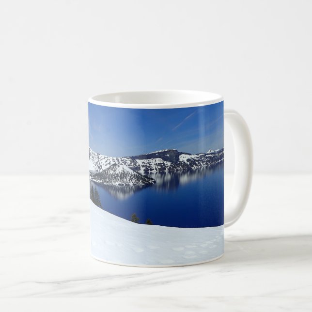 Caneca De Café Crater Lake, Oregon (Frente Esquerda)